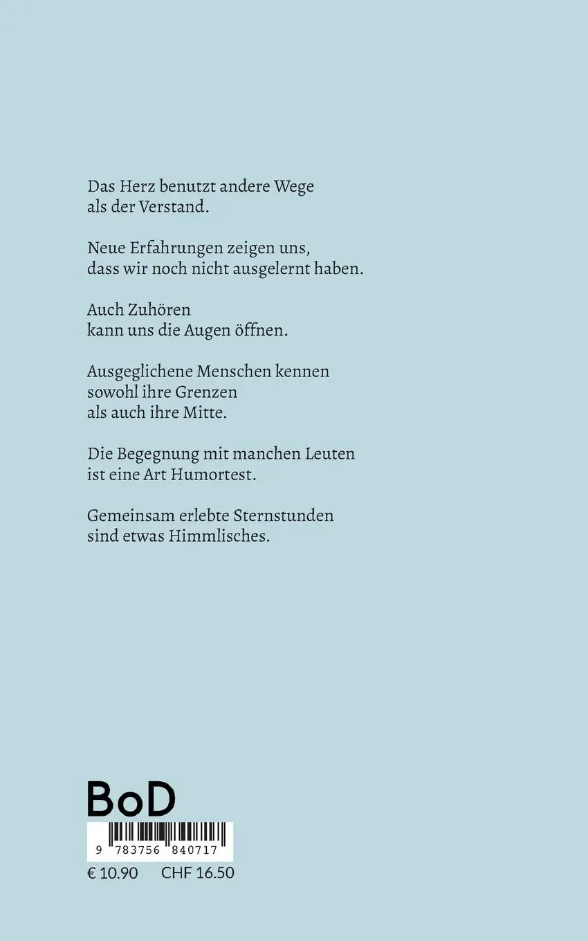 Rückseite: 9783756840717 | Bedenkzeit | Aphorismen | Ernst Ferstl | Taschenbuch | 124 S. | 2023