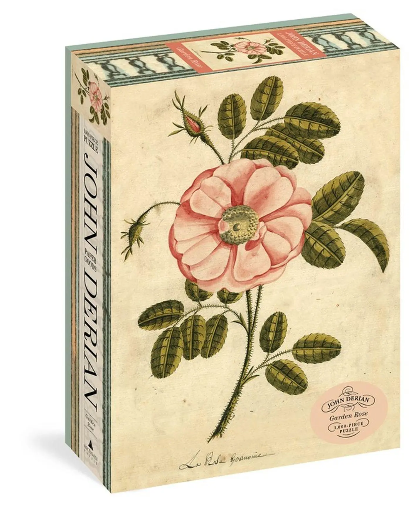 Cover: 9781648290817 | John Derian Paper Goods: Garden Rose 1,000-Piece Puzzle | John Derian