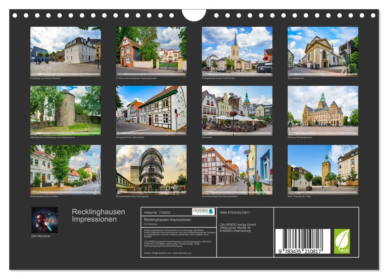 Bild: 9783435210817 | Recklinghausen Impressionen (Wandkalender 2025 DIN A4 quer),...