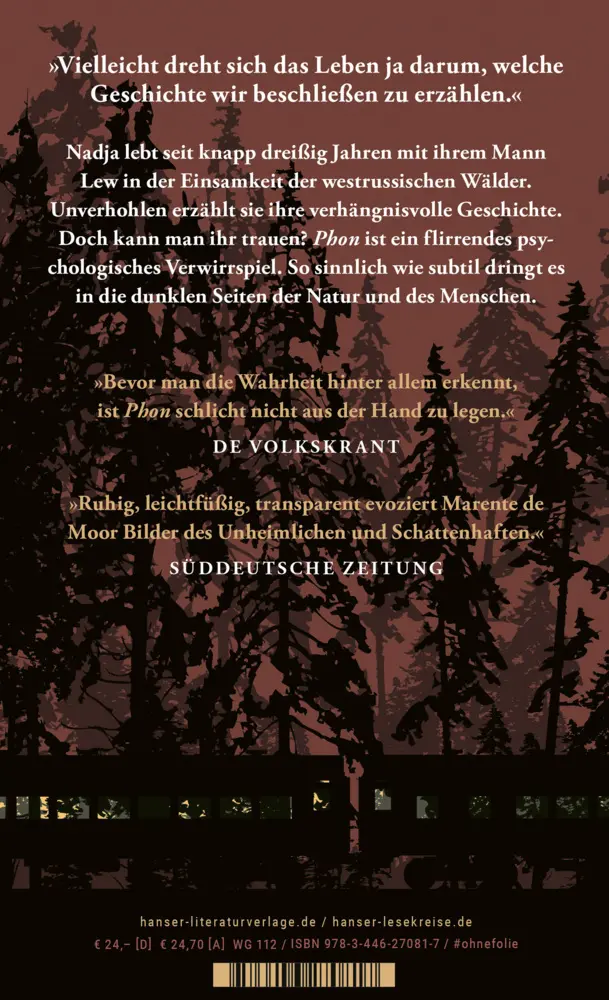 Bild: 9783446270817 | Phon | Roman | Marente de Moor | Buch | 336 S. | Deutsch | 2021
