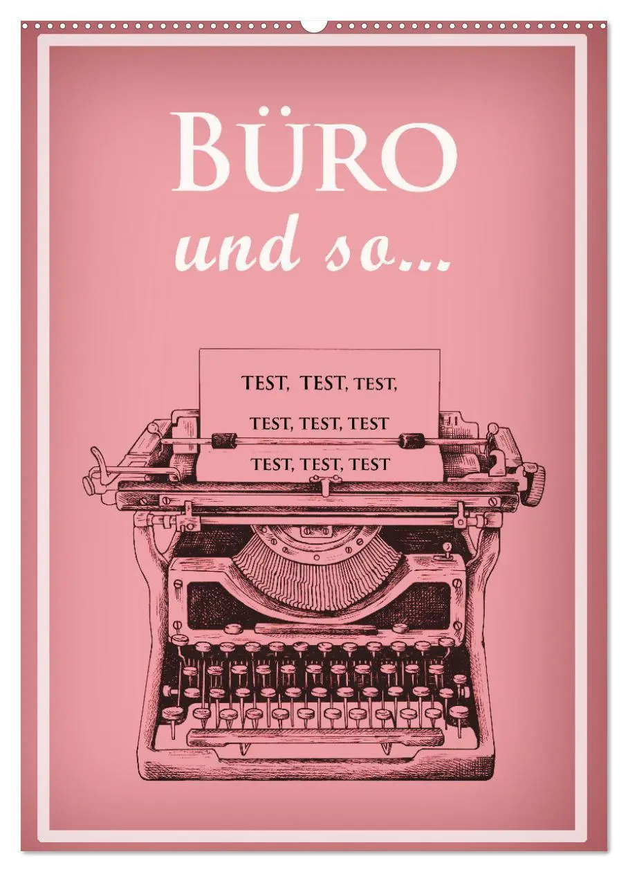 Cover: 9783516250817 | Büro und so ... (Wandkalender 2026 DIN A2 hoch), CALVENDO...