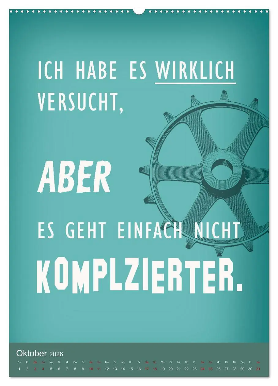 Bild: 9783516250817 | Büro und so ... (Wandkalender 2026 DIN A2 hoch), CALVENDO...