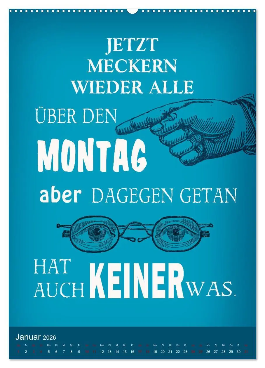 Bild: 9783516250817 | Büro und so ... (Wandkalender 2026 DIN A2 hoch), CALVENDO...