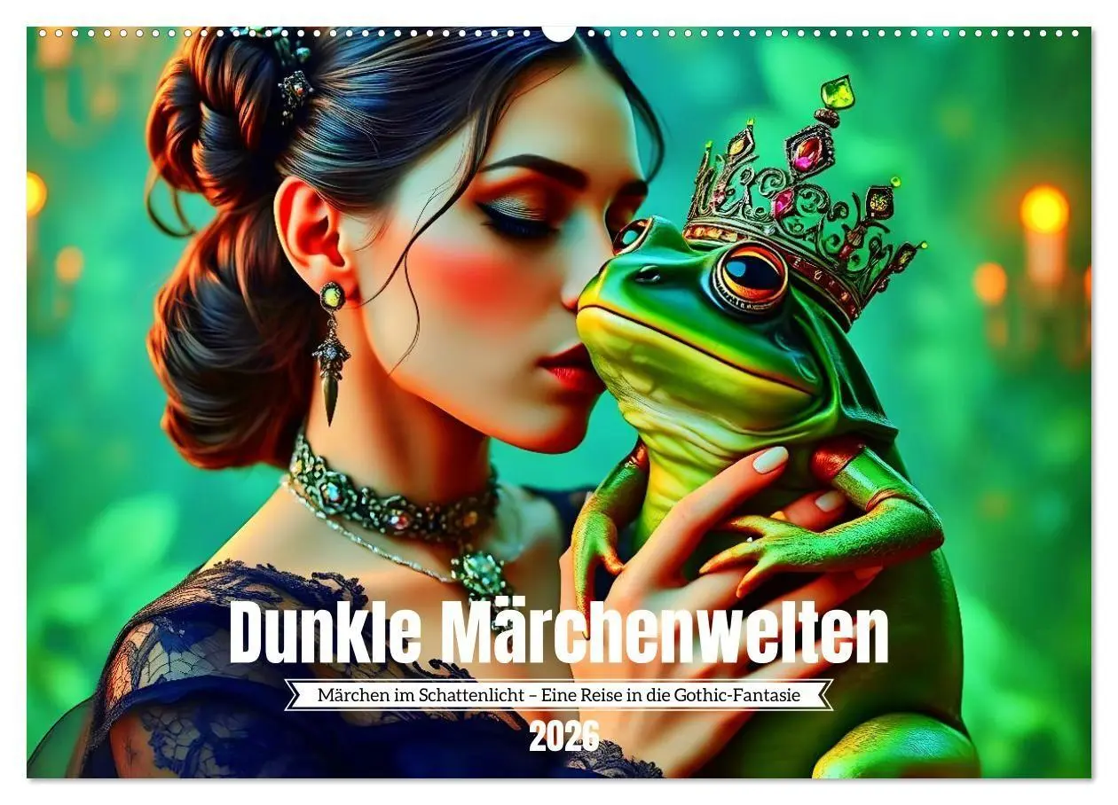 Cover: 9783516700817 | Dunkle Märchenwelten (Wandkalender 2026 DIN A2 quer), CALVENDO...