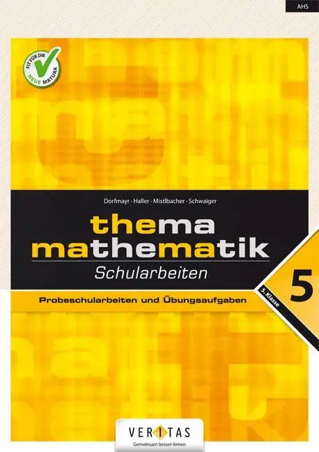 Cover: 9783705890817 | Thema Mathematik. Schularbeiten 5. Klasse | Dorfmayr | Broschüre