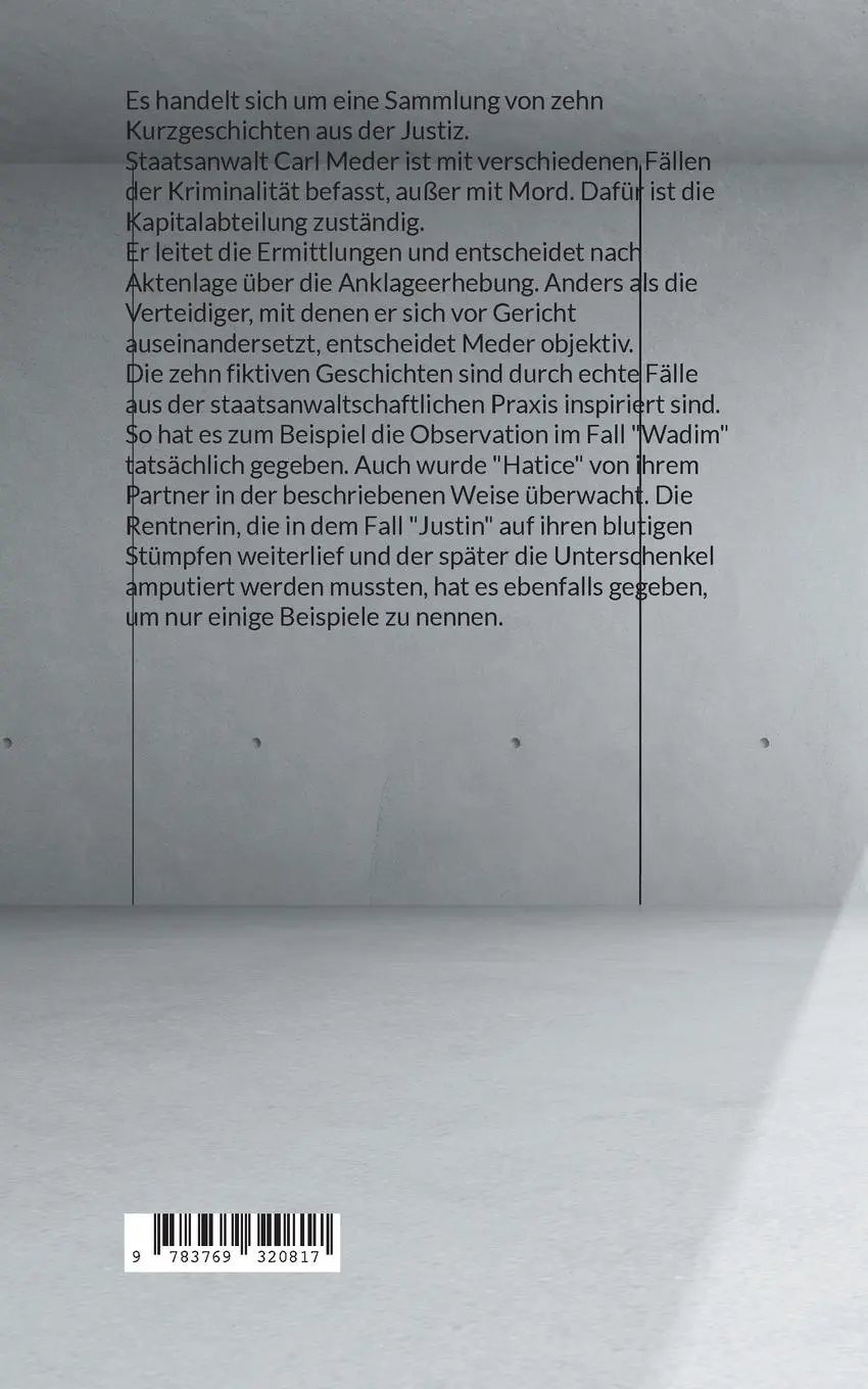 Rückseite: 9783769320817 | Nach Aktenlage | Carl Meder klagt an | Kai Neuber | Taschenbuch | 2025