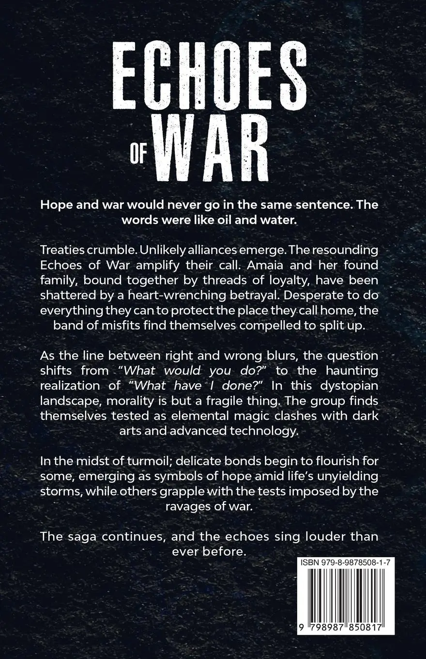 Rückseite: 9798987850817 | Echoes of War | Nelle Nikole | Taschenbuch | Englisch | 2024