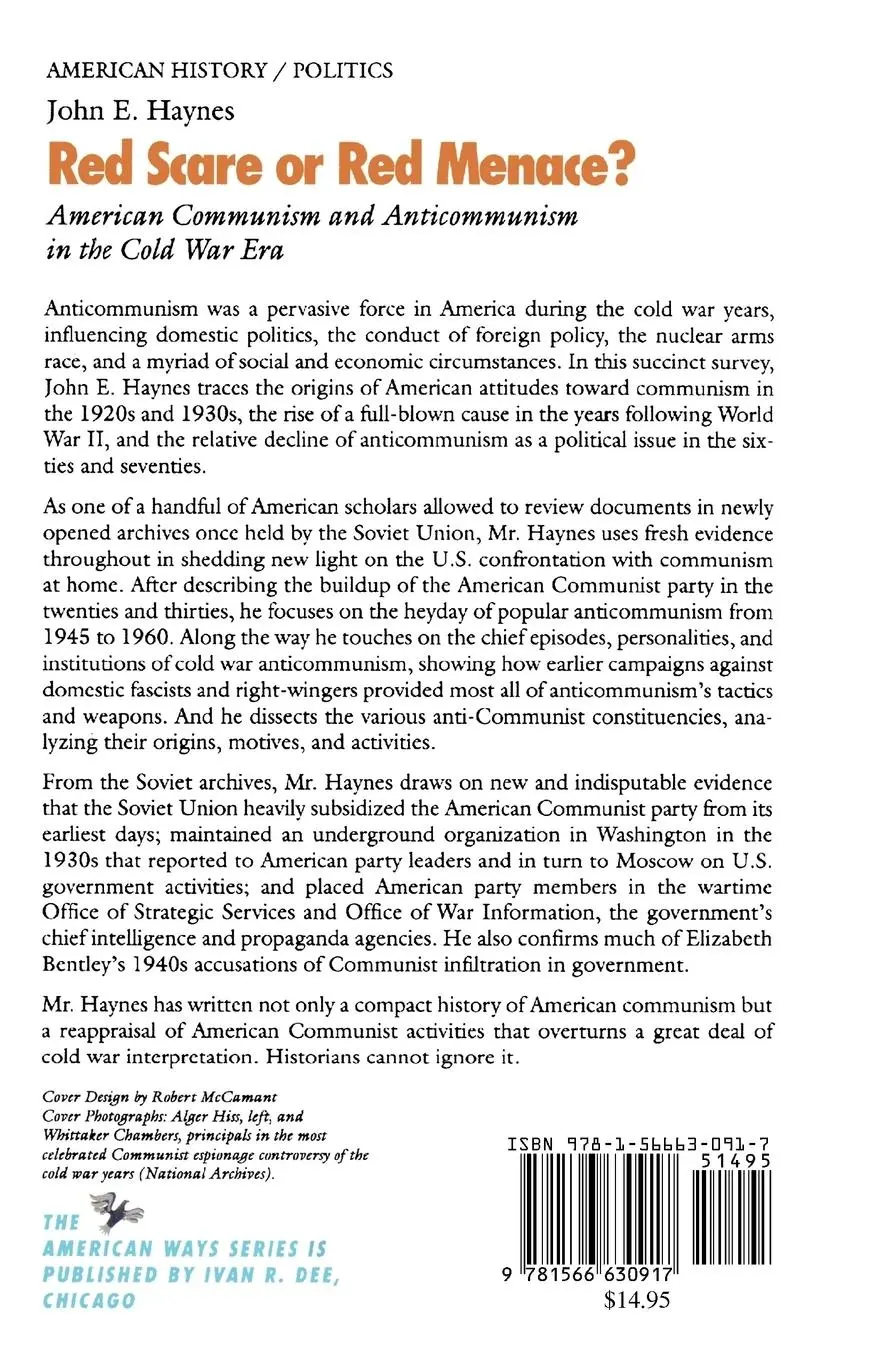 Rückseite: 9781566630917 | Red Scare or Red Menace? | John Earl Haynes | Taschenbuch | Englisch