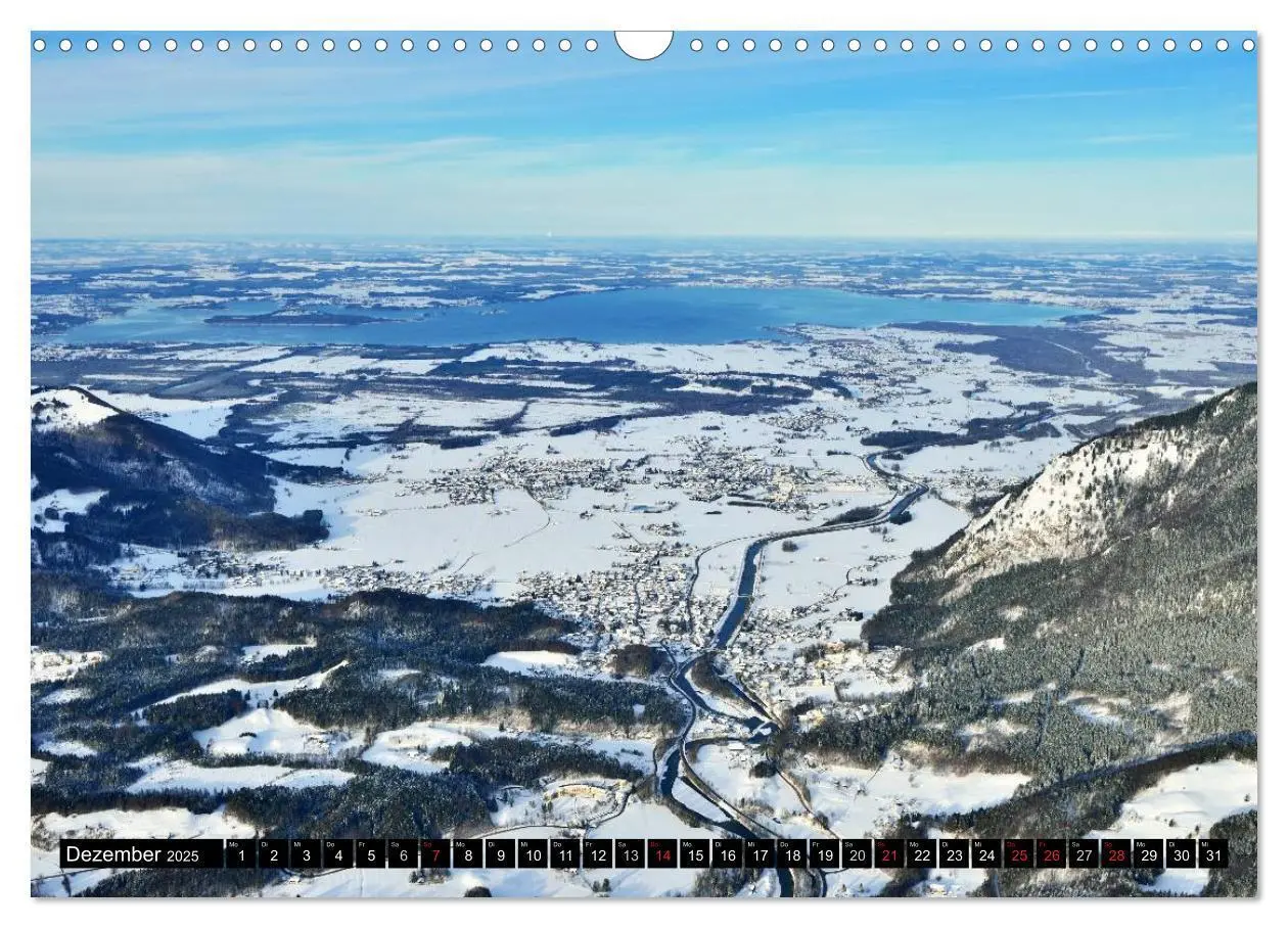 Bild: 9783435750917 | Der Chiemgau von oben (Wandkalender 2025 DIN A3 quer), CALVENDO...