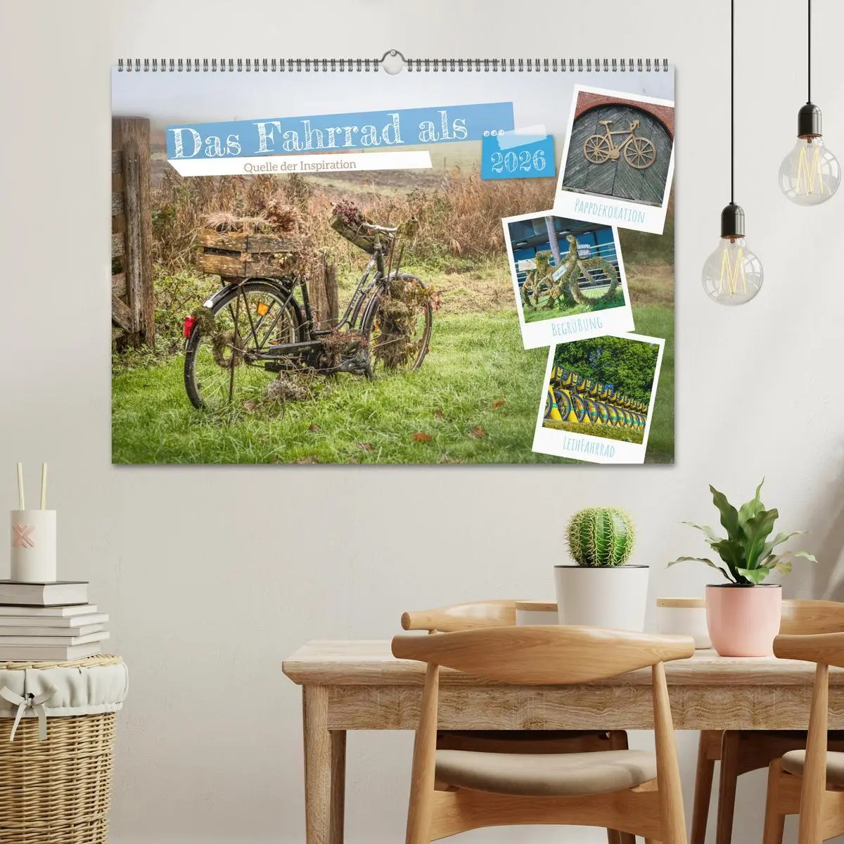 Bild: 9783457460917 | Das Fahrrad als ... (Wandkalender 2026 DIN A2 quer), CALVENDO...