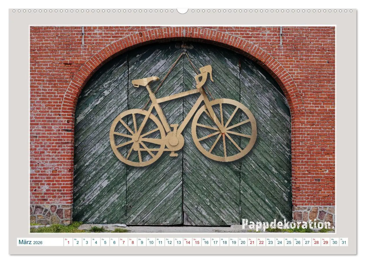 Bild: 9783457460917 | Das Fahrrad als ... (Wandkalender 2026 DIN A2 quer), CALVENDO...