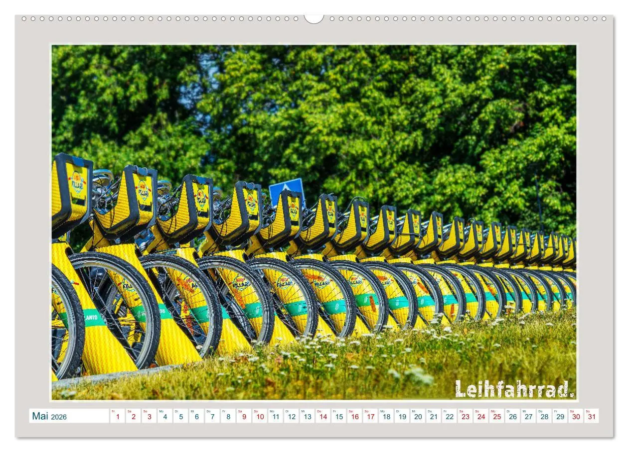 Bild: 9783457460917 | Das Fahrrad als ... (Wandkalender 2026 DIN A2 quer), CALVENDO...
