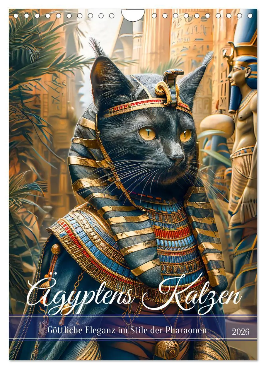 Cover: 9783516240917 | Ägyptens Katzen - Göttliche Eleganz im Stile der Pharaonen...