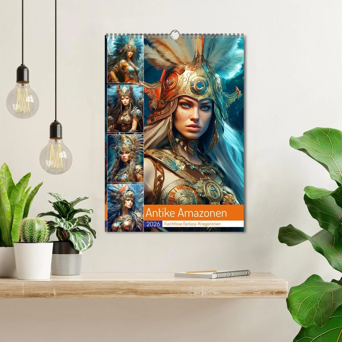 Bild: 9783516310917 | Antike Amazonen. Furchtlose Fantasy-Kriegerinnen (Wandkalender 2026...
