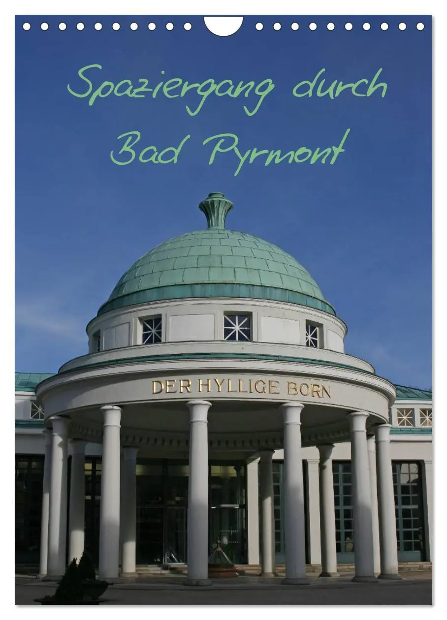 Cover: 9783516480917 | Spaziergang durch Bad Pyrmont (Wandkalender 2026 DIN A4 hoch),...