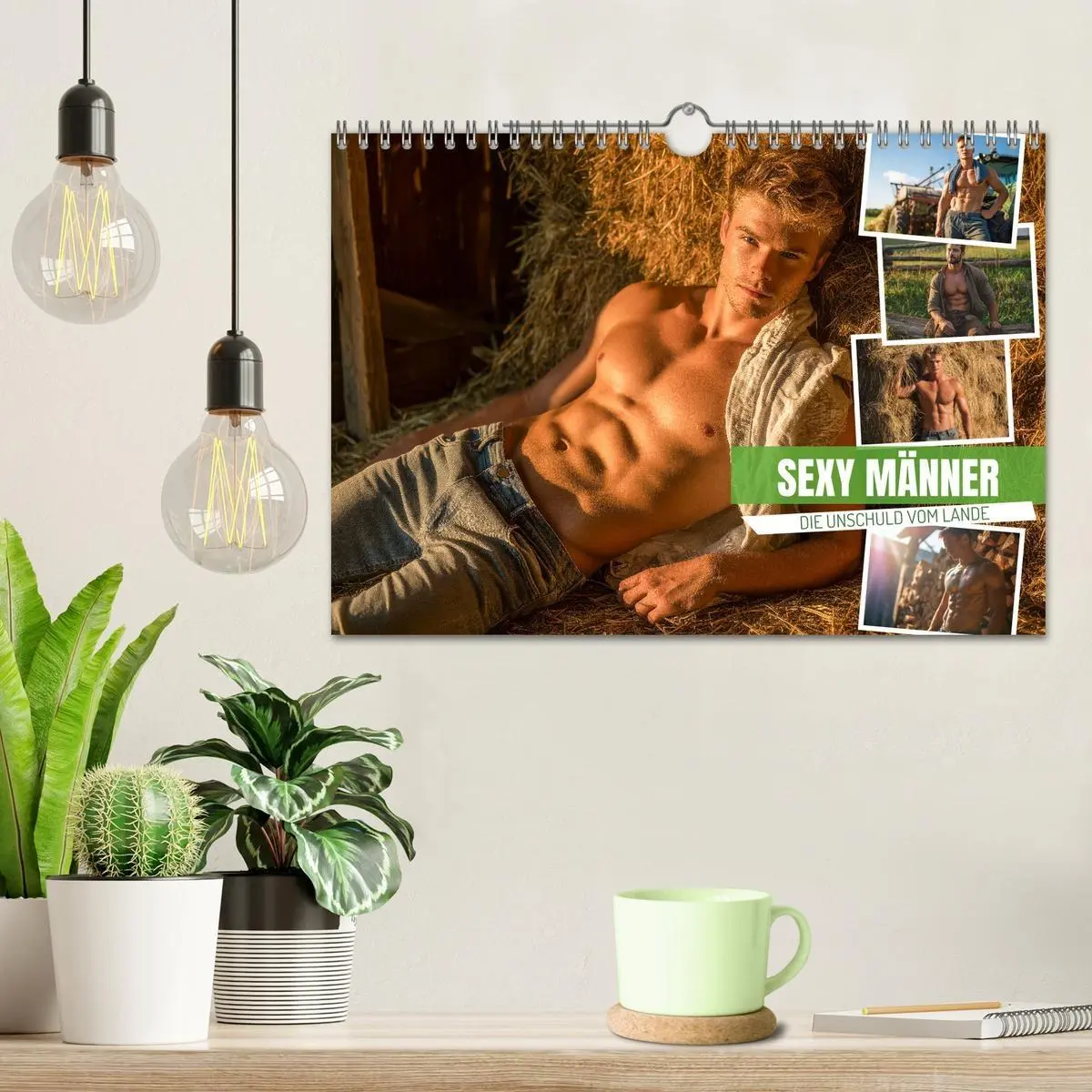 Bild: 9783516620917 | Sexy Männer - Die Unschuld vom Lande (Wandkalender 2026 DIN A4...