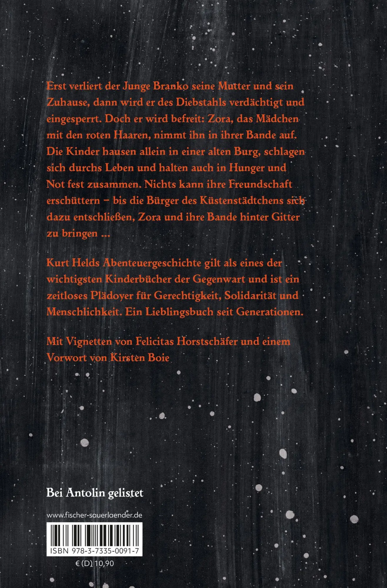 Rückseite: 9783733500917 | Die rote Zora und ihre Bande | Fischer Klassik | Kurt Held | Buch