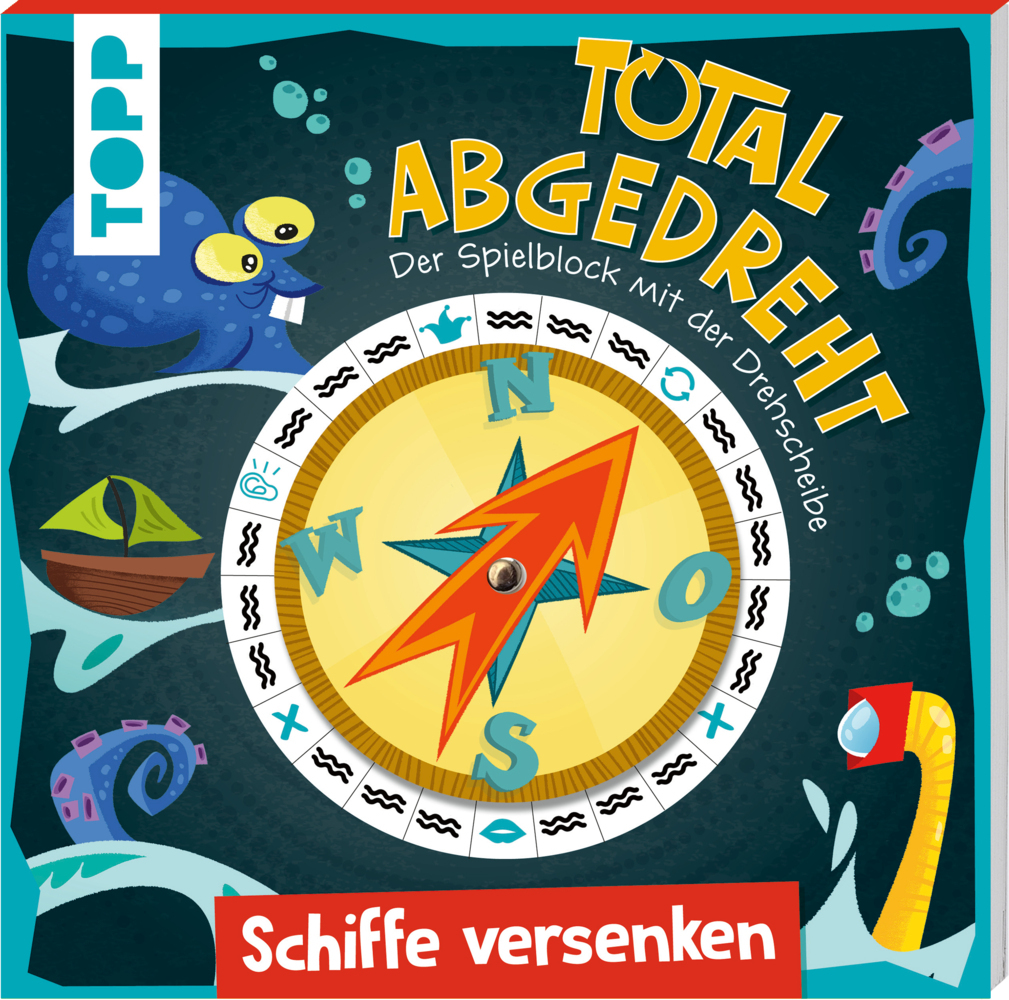Cover: 9783735890917 | Total abgedreht! Spielblock mit Drehscheibe - Schiffe versenken | Beck