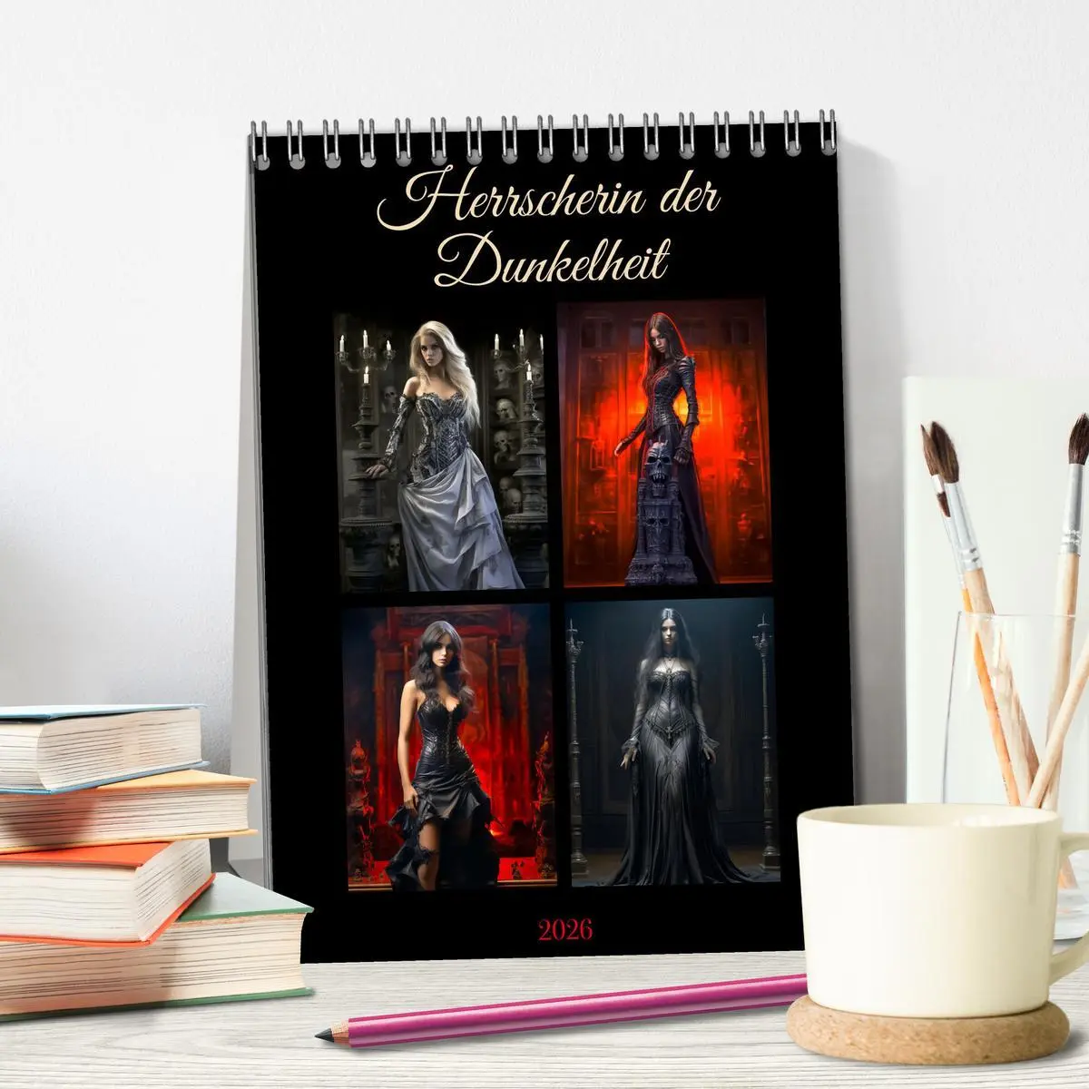 Bild: 9783457281017 | Herrscherin der Dunkelheit (Tischkalender 2026 DIN A5 hoch),...