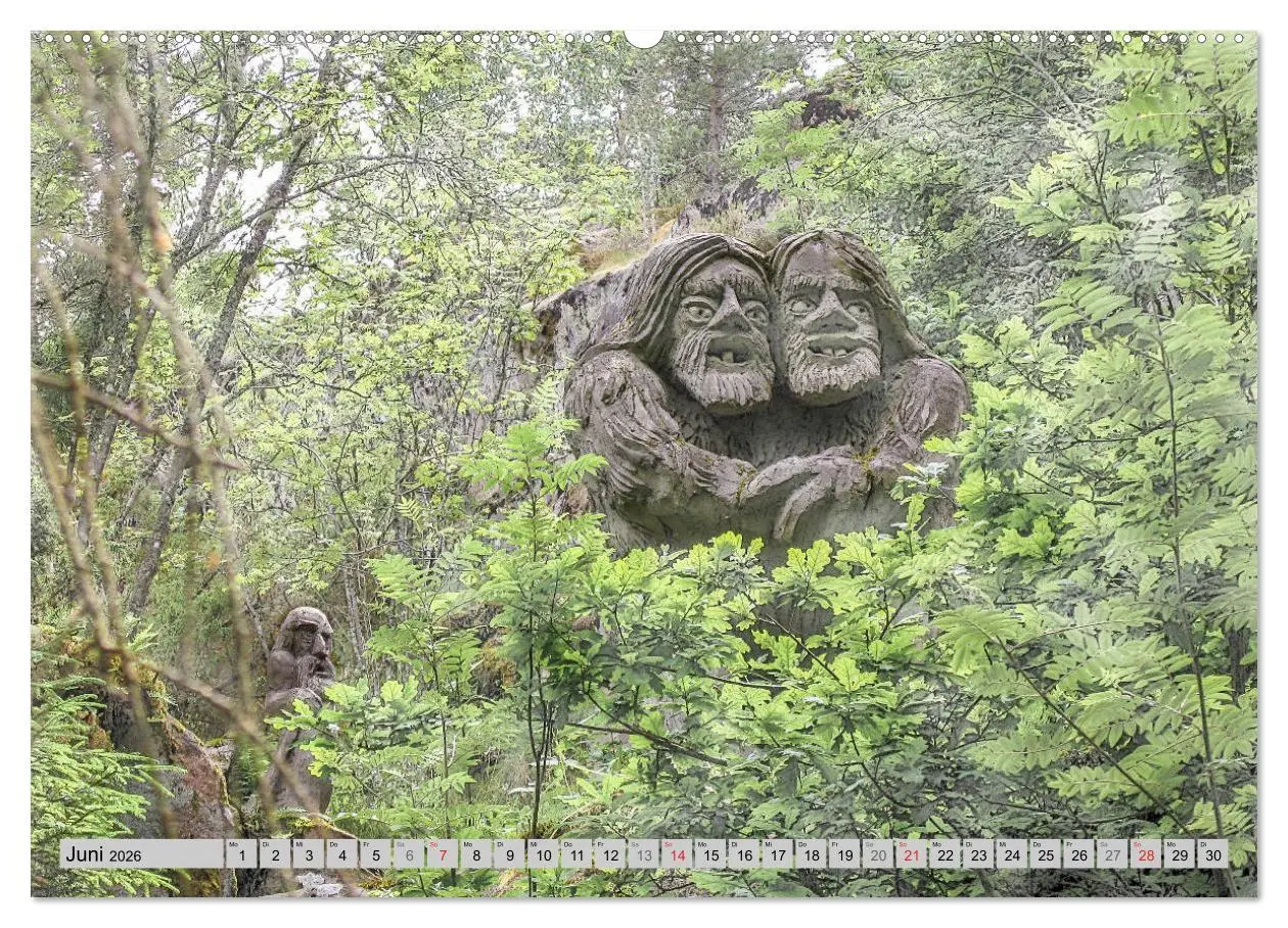Bild: 9783516131017 | Die Trolle von Gamleby - Schweden - Skulpturen von Jan Pol...