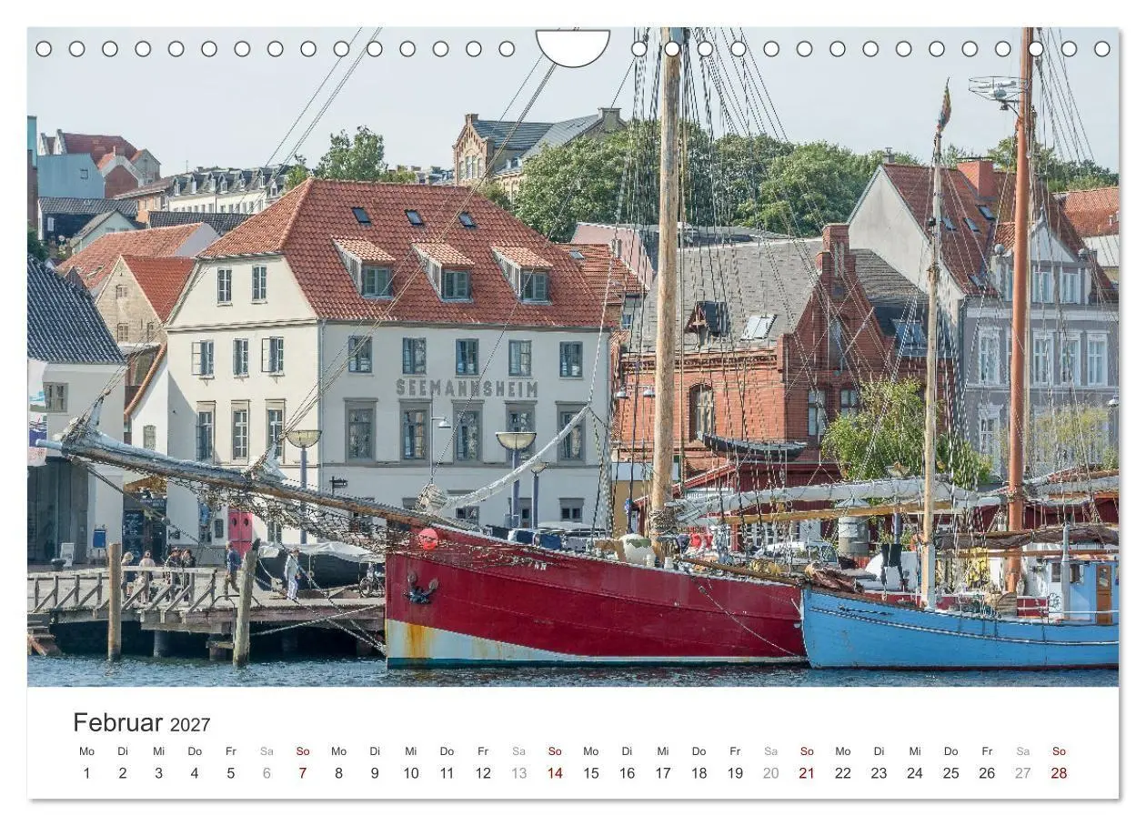 Bild: 9783516821017 | Flensburg maritim (Wandkalender 2027 DIN A4 quer), CALVENDO...