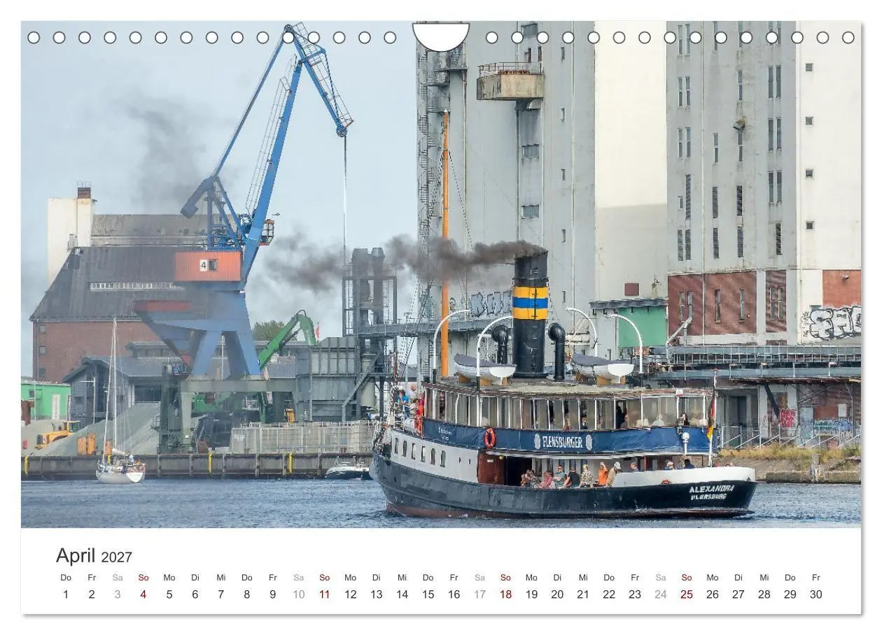 Bild: 9783516821017 | Flensburg maritim (Wandkalender 2027 DIN A4 quer), CALVENDO...