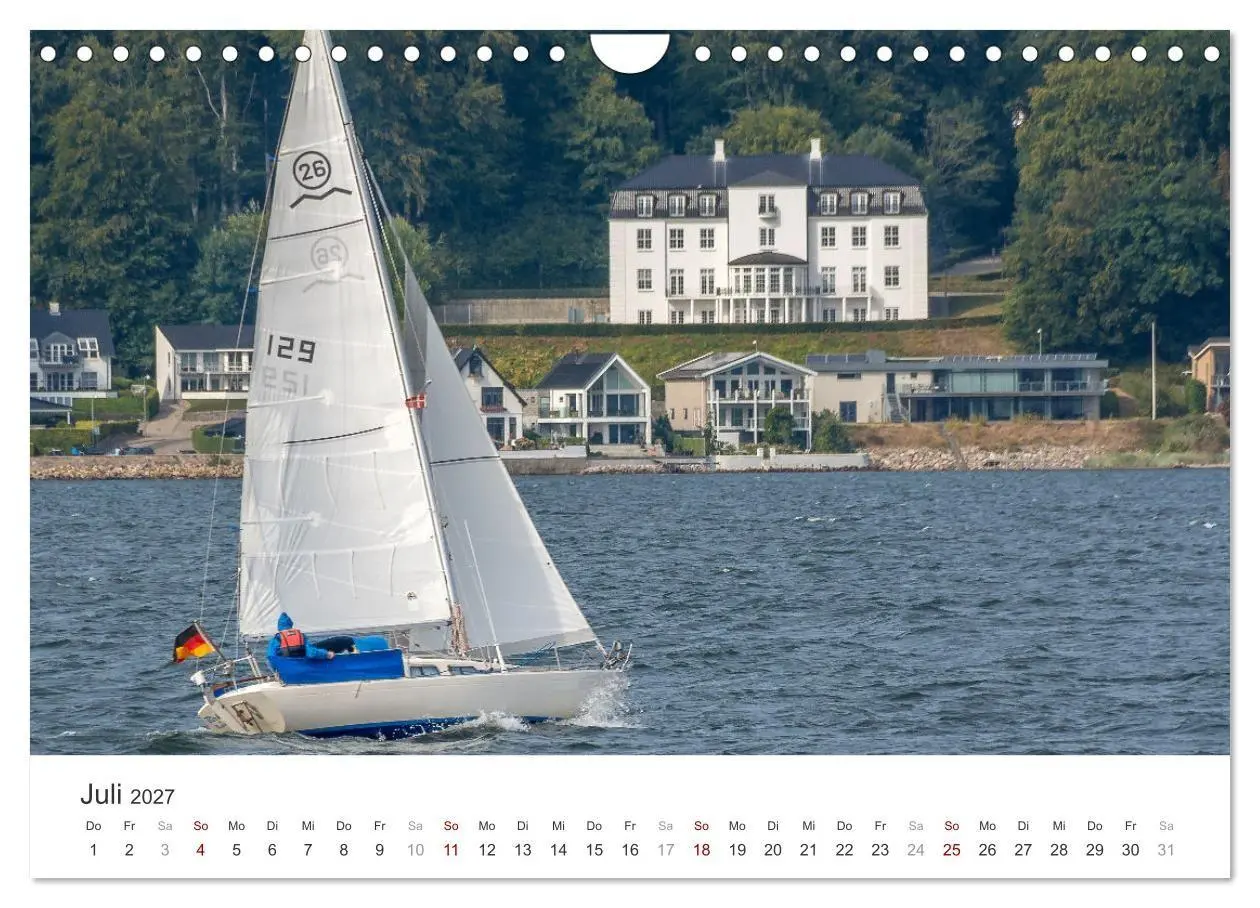 Bild: 9783516821017 | Flensburg maritim (Wandkalender 2027 DIN A4 quer), CALVENDO...