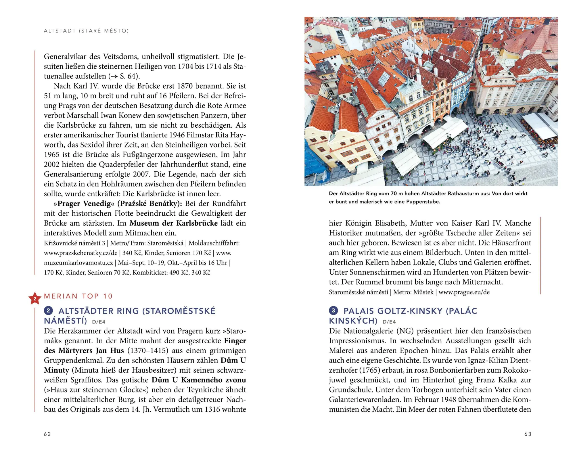 Bild: 9783834231017 | MERIAN Reiseführer Prag | Mit Extra-Karte zum Herausnehmen | Veszelits