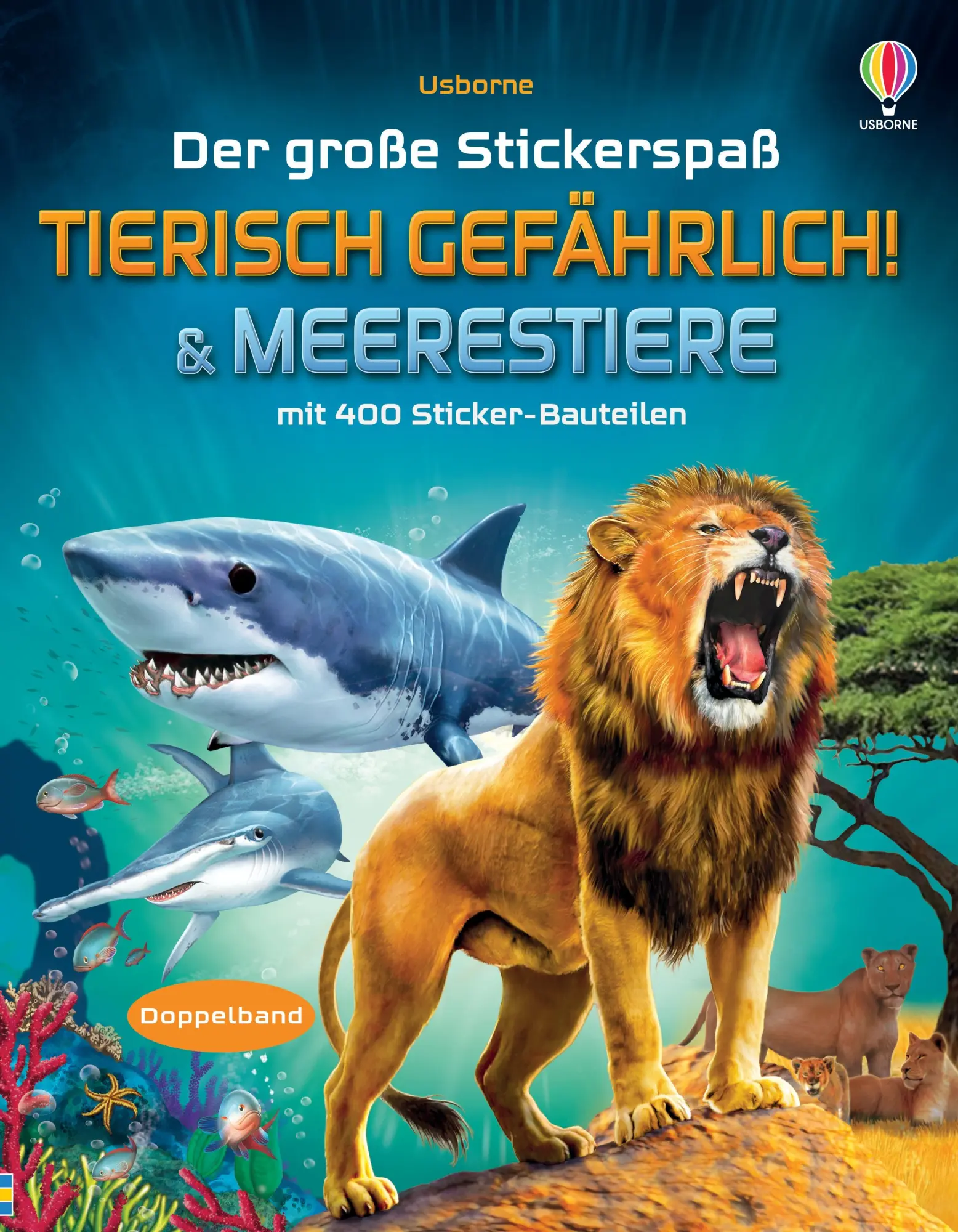 Cover: 9781035701117 | Der große Stickerspaß: Tierisch gefährlich! &amp; Meerestiere | Tudhope