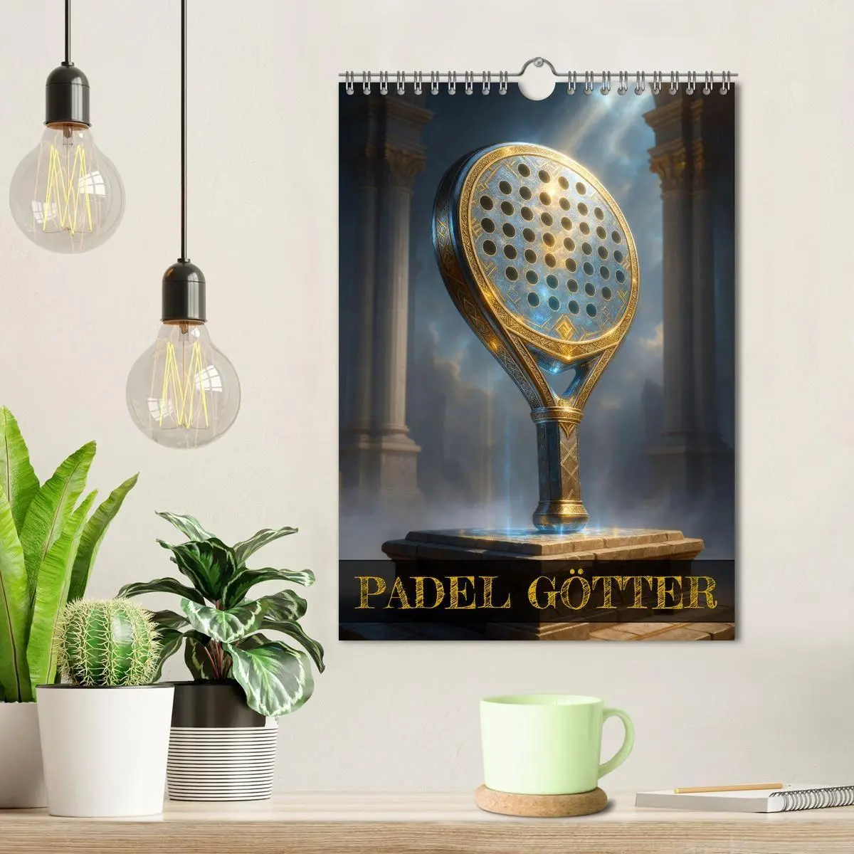 Bild: 9783516741117 | Padel Götter (Wandkalender 2026 DIN A4 hoch), CALVENDO Monatskalender