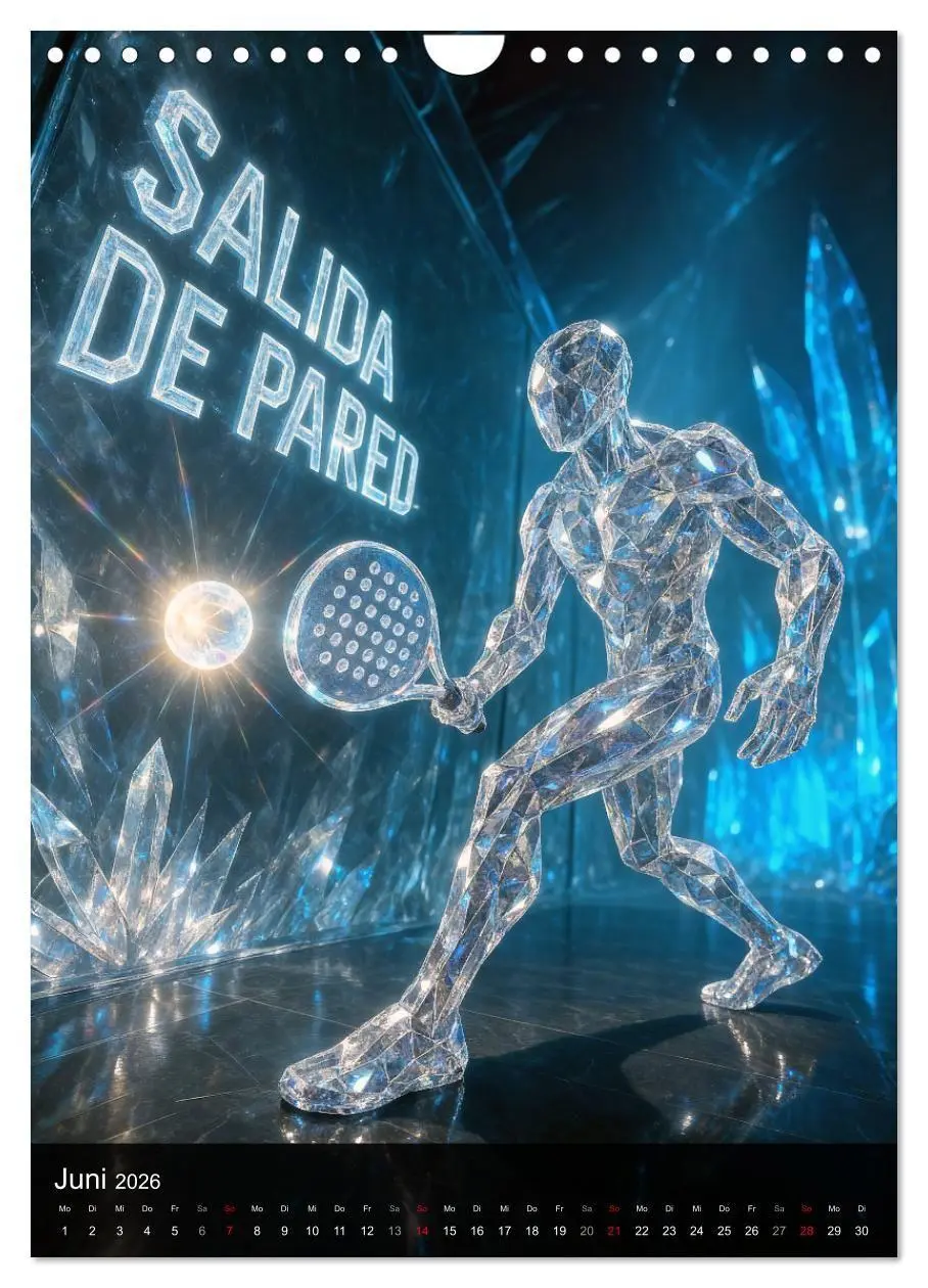 Bild: 9783516741117 | Padel Götter (Wandkalender 2026 DIN A4 hoch), CALVENDO Monatskalender