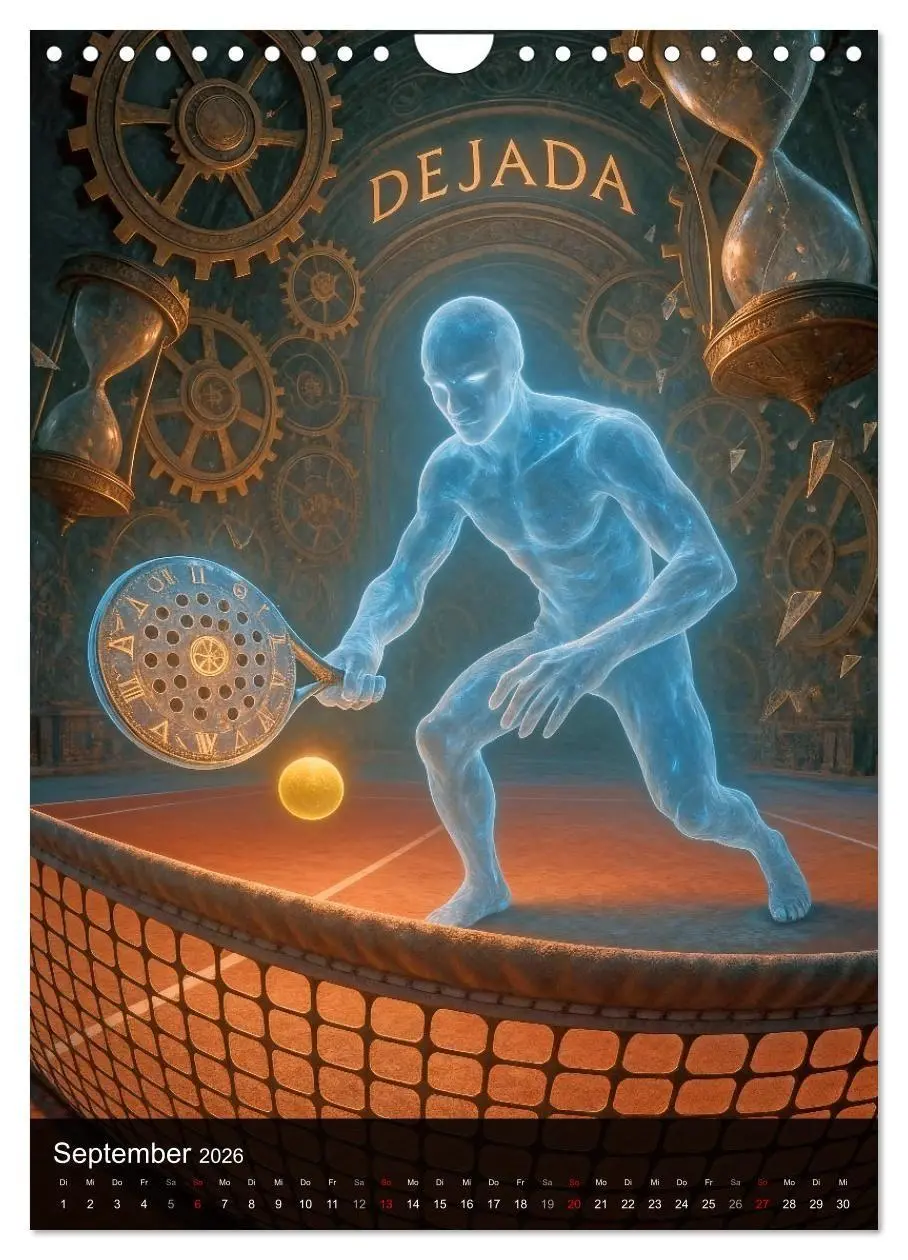 Bild: 9783516741117 | Padel Götter (Wandkalender 2026 DIN A4 hoch), CALVENDO Monatskalender
