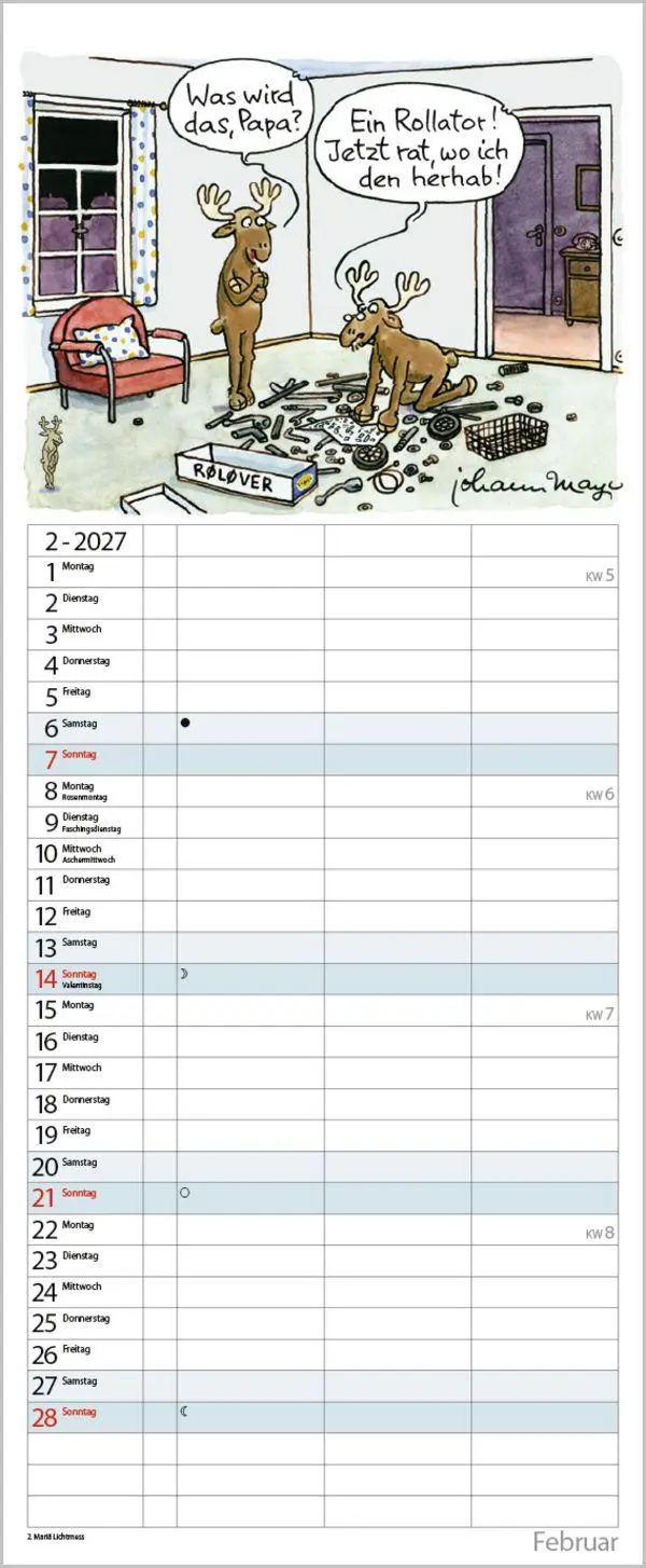 Bild: 9783819301117 | Planer für den (Un-)Ruhestand 2027 | Verlag Korsch | Kalender | 14 S.