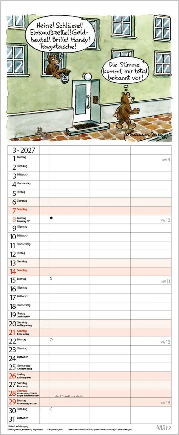 Bild: 9783819301117 | Planer für den (Un-)Ruhestand 2027 | Verlag Korsch | Kalender | 14 S.