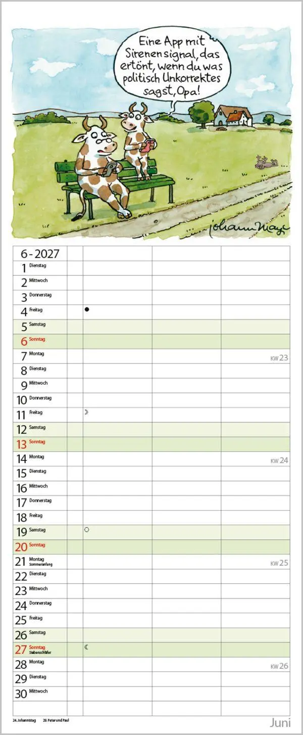 Bild: 9783819301117 | Planer für den (Un-)Ruhestand 2027 | Verlag Korsch | Kalender | 14 S.