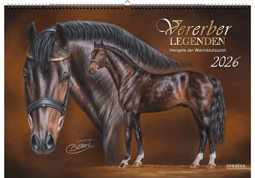 Cover: 9783949471117 | Vererberlegenden 2026 | Hengste der Warmblutzucht | Verlag | Kalender