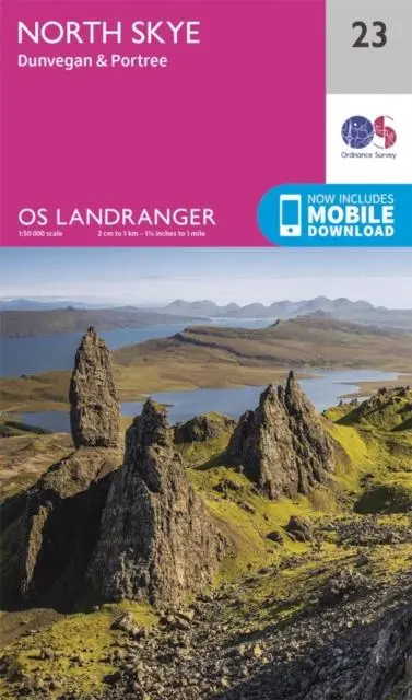 Cover: 9780319261217 | North Skye, Dunvegan &amp; Portree | Ordnance Survey | (Land-)Karte | 2016