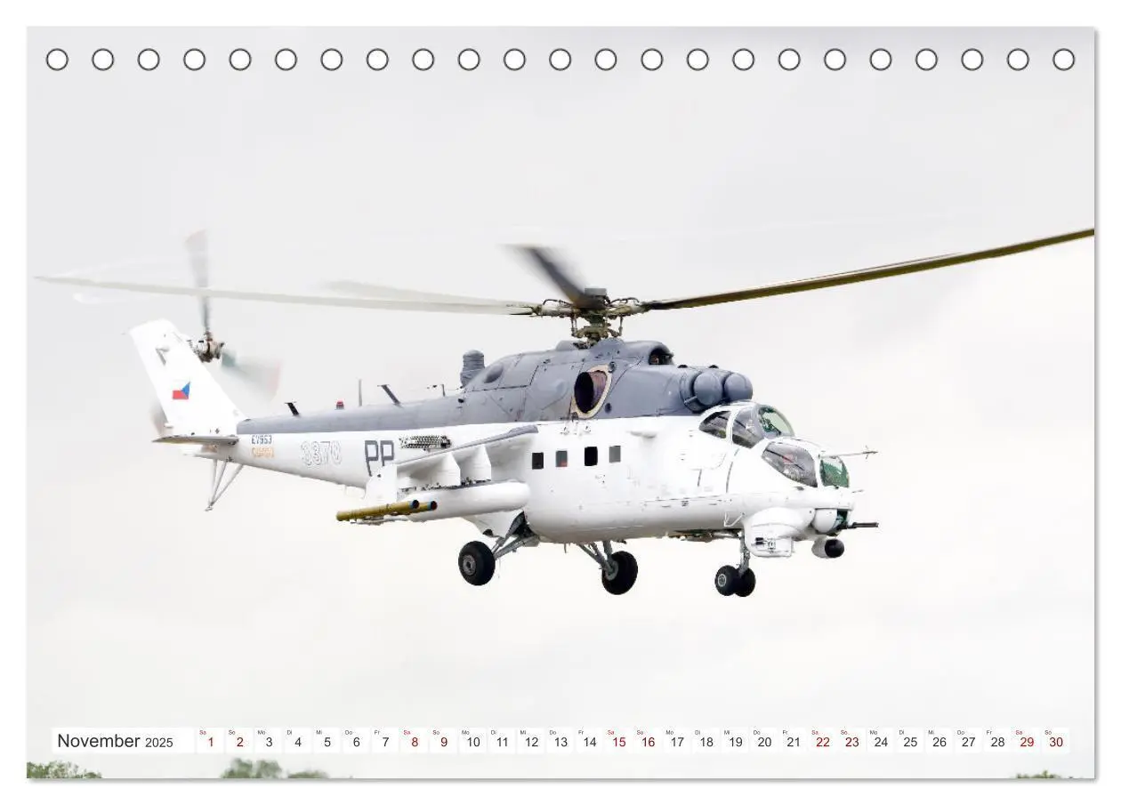 Bild: 9783435171217 | Hubschrauber in Action (Tischkalender 2025 DIN A5 quer), CALVENDO...