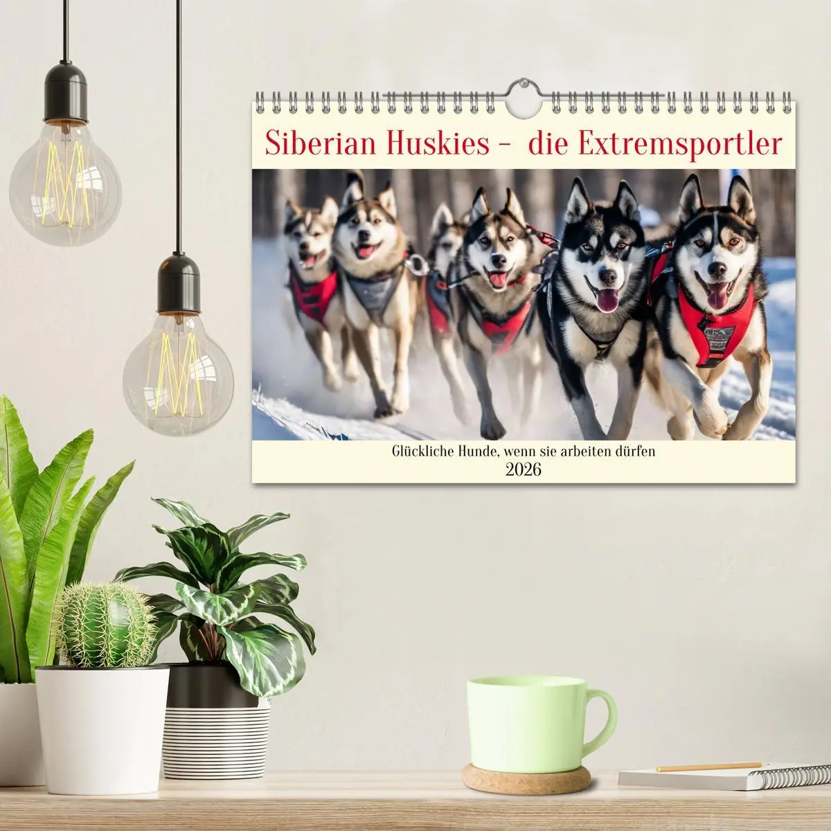 Bild: 9783457331217 | Siberian Huskies - die Extremsportler (Wandkalender 2026 DIN A4...