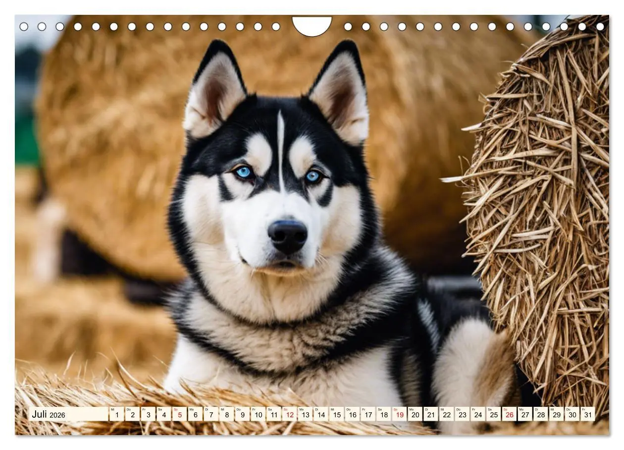Bild: 9783457331217 | Siberian Huskies - die Extremsportler (Wandkalender 2026 DIN A4...
