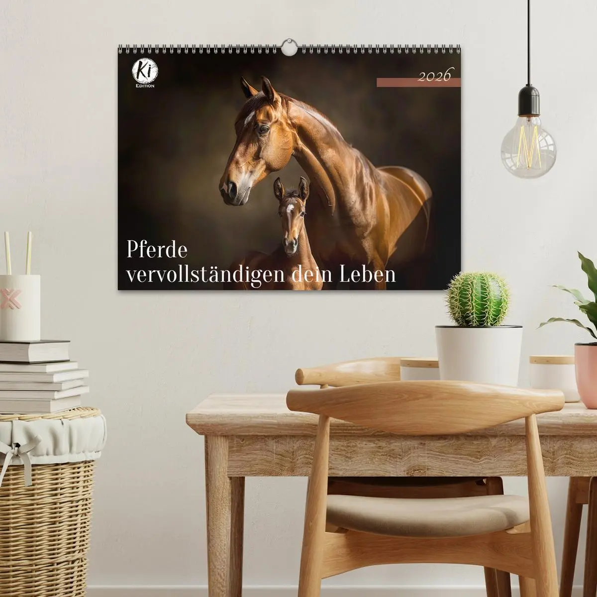 Bild: 9783457401217 | Pferde vervollständigen dein Leben (Wandkalender 2026 DIN A3 quer),...