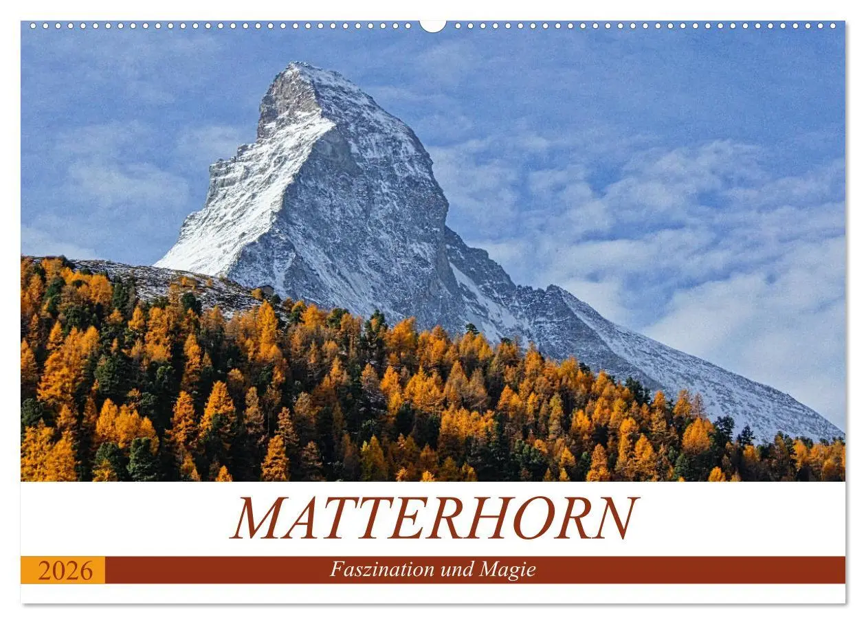 Cover: 9783457881217 | MATTERHORN. Faszination und Magie (Wandkalender 2026 DIN A2 quer),...