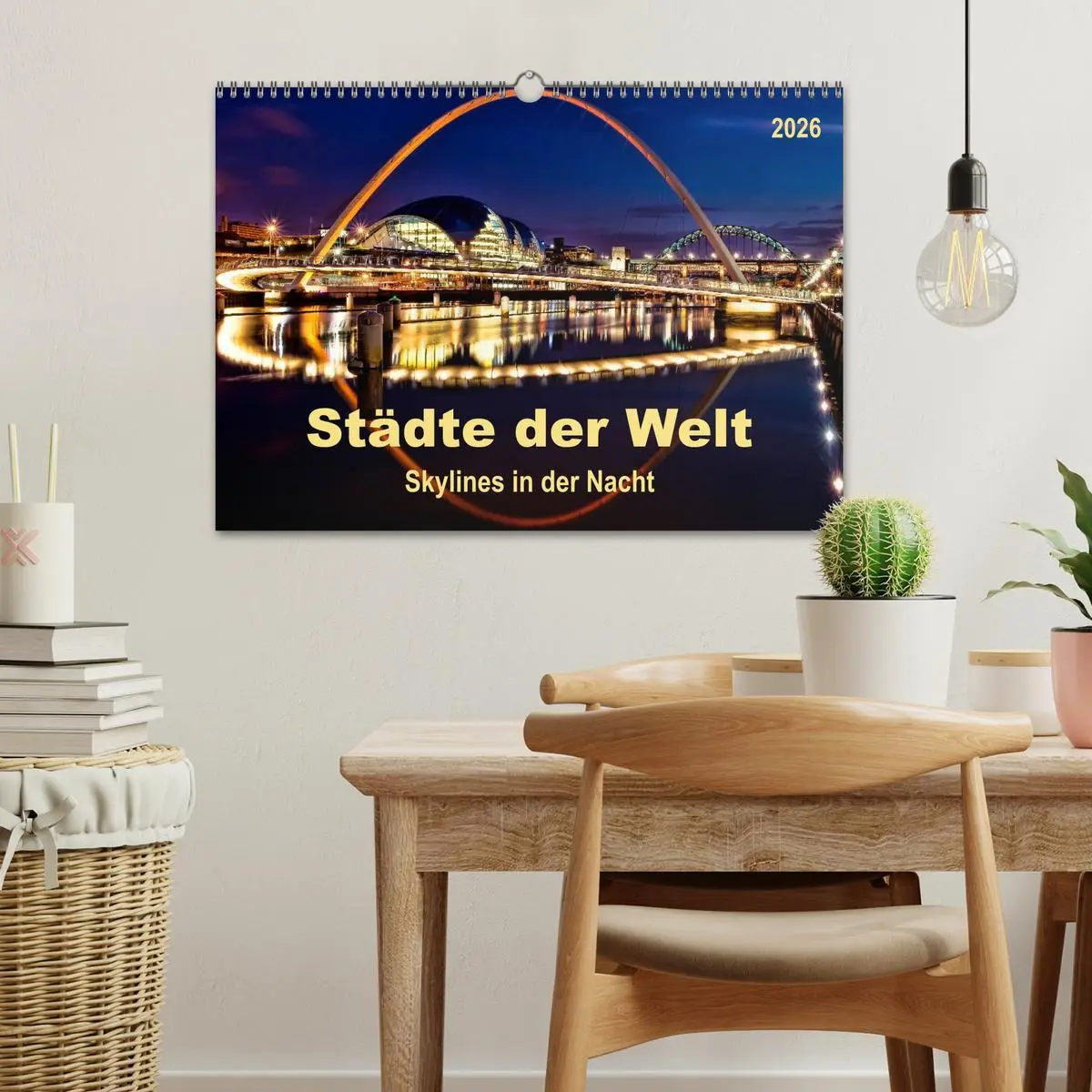 Bild: 9783516041217 | Städte der Welt - Skylines in der Nacht (Wandkalender 2026 DIN A3...