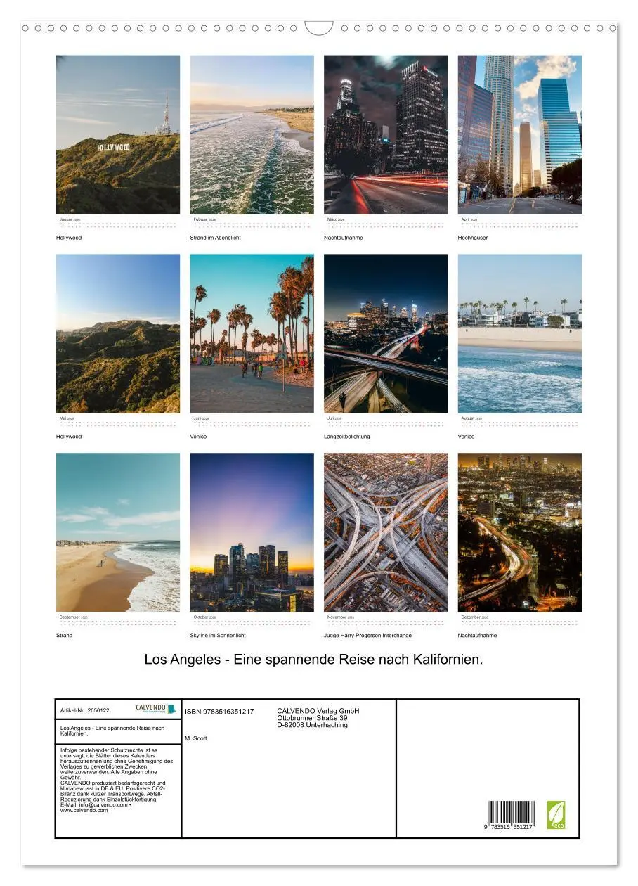 Bild: 9783516351217 | Los Angeles - Eine spannende Reise nach Kalifornien. (Wandkalender...