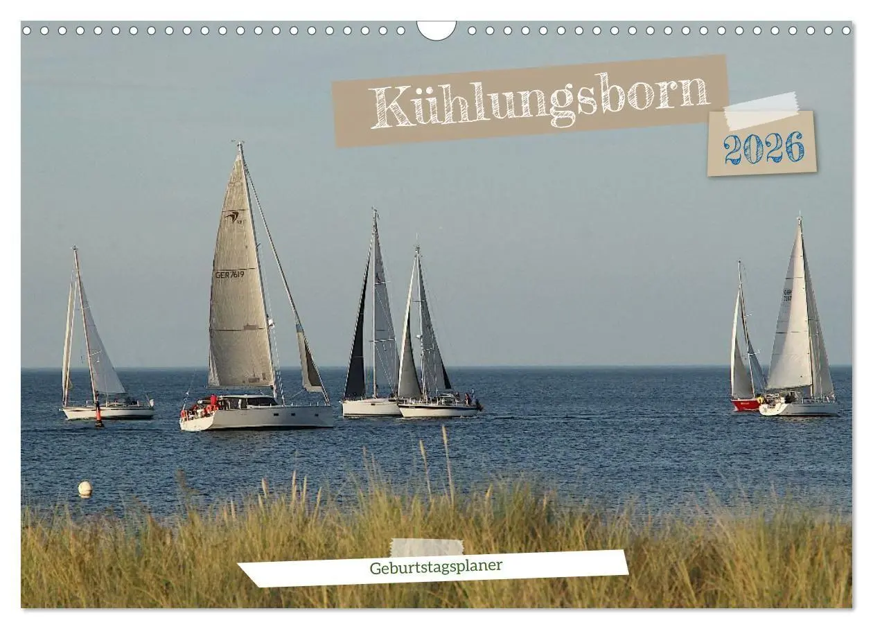 Cover: 9783516661217 | Kühlungsborn Geburtstagsplaner (Wandkalender 2026 DIN A3 quer),...