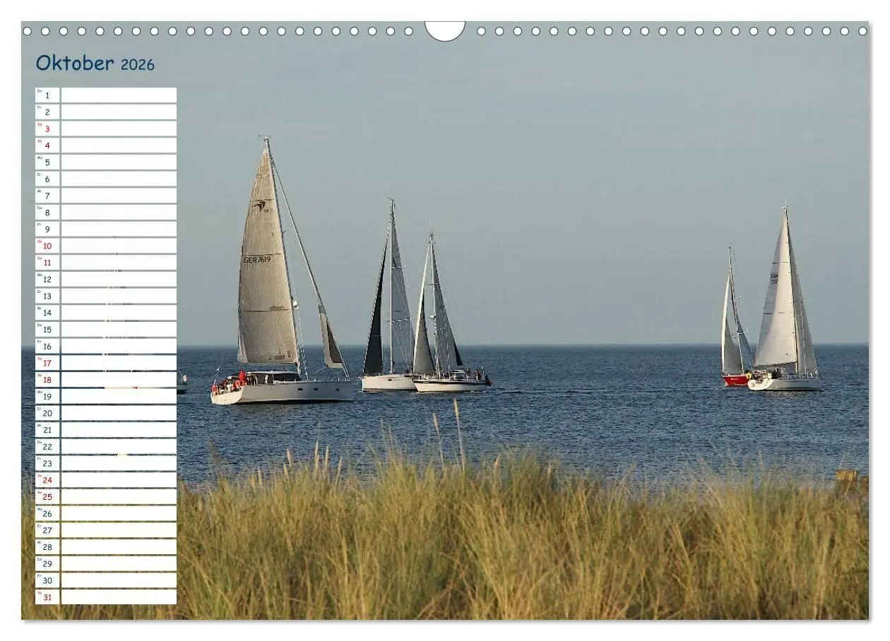 Bild: 9783516661217 | Kühlungsborn Geburtstagsplaner (Wandkalender 2026 DIN A3 quer),...