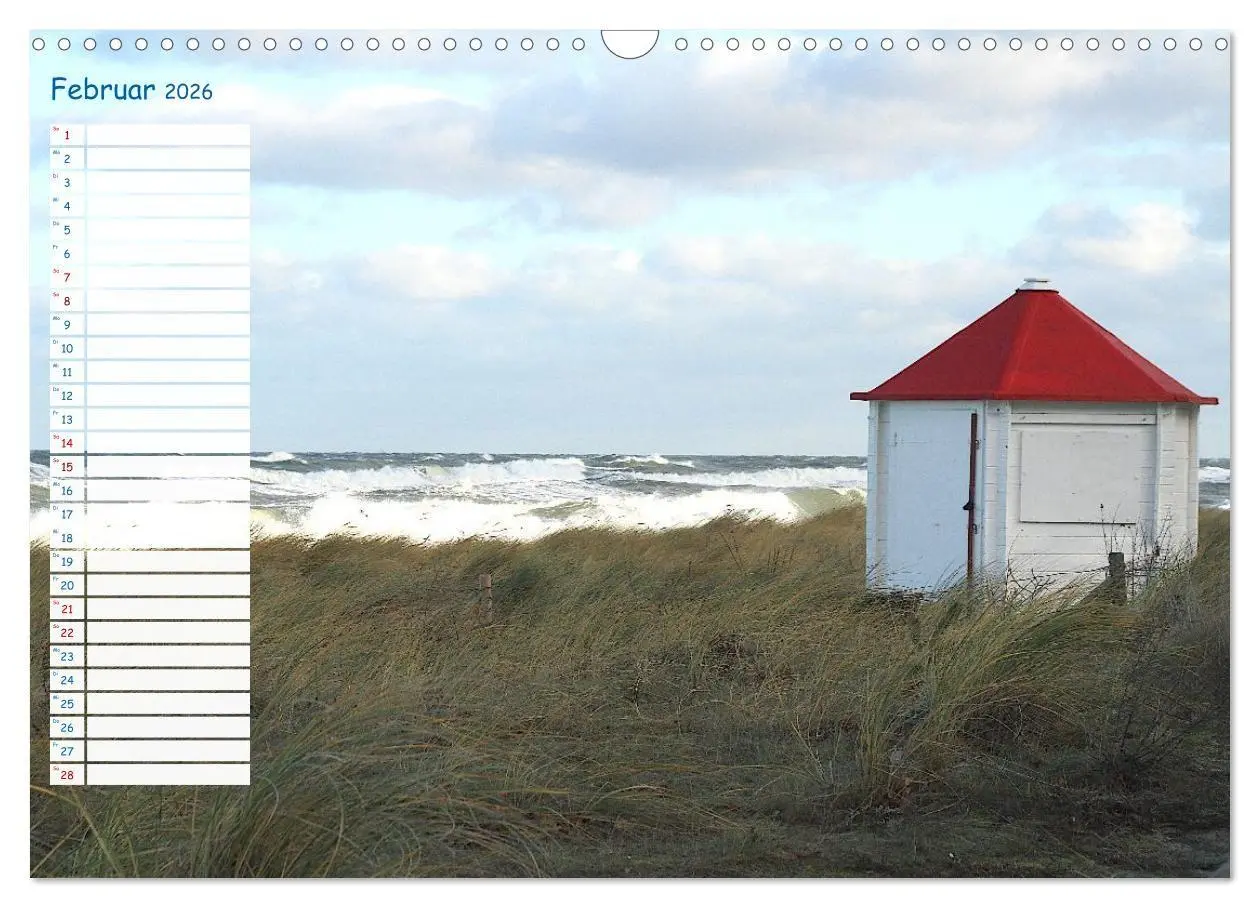 Bild: 9783516661217 | Kühlungsborn Geburtstagsplaner (Wandkalender 2026 DIN A3 quer),...
