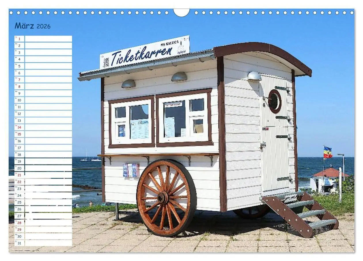Bild: 9783516661217 | Kühlungsborn Geburtstagsplaner (Wandkalender 2026 DIN A3 quer),...