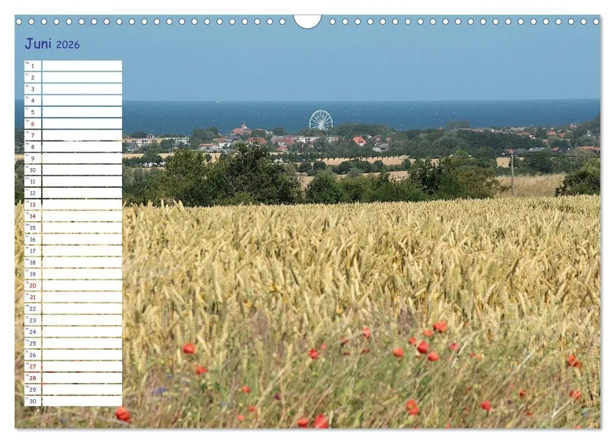 Bild: 9783516661217 | Kühlungsborn Geburtstagsplaner (Wandkalender 2026 DIN A3 quer),...