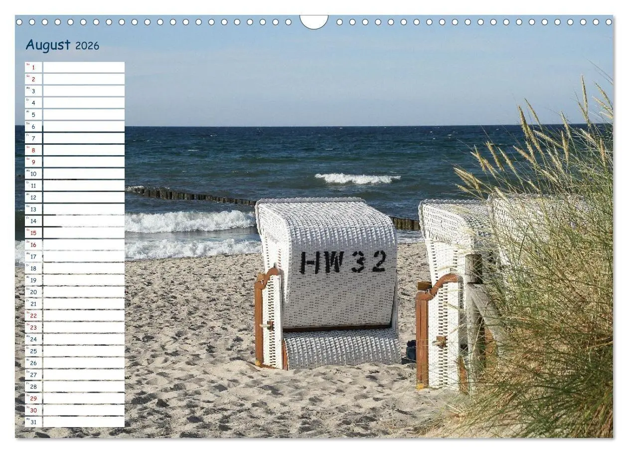 Bild: 9783516661217 | Kühlungsborn Geburtstagsplaner (Wandkalender 2026 DIN A3 quer),...